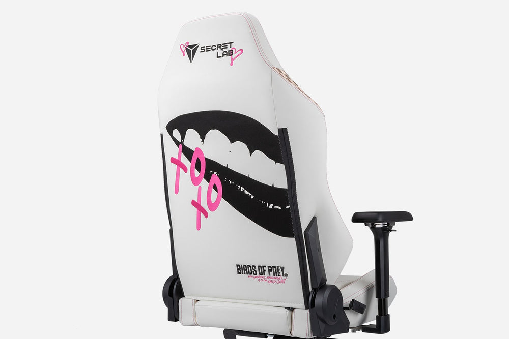 Back view of Secretlab OMEGA Birds of Prey edition gaming chair